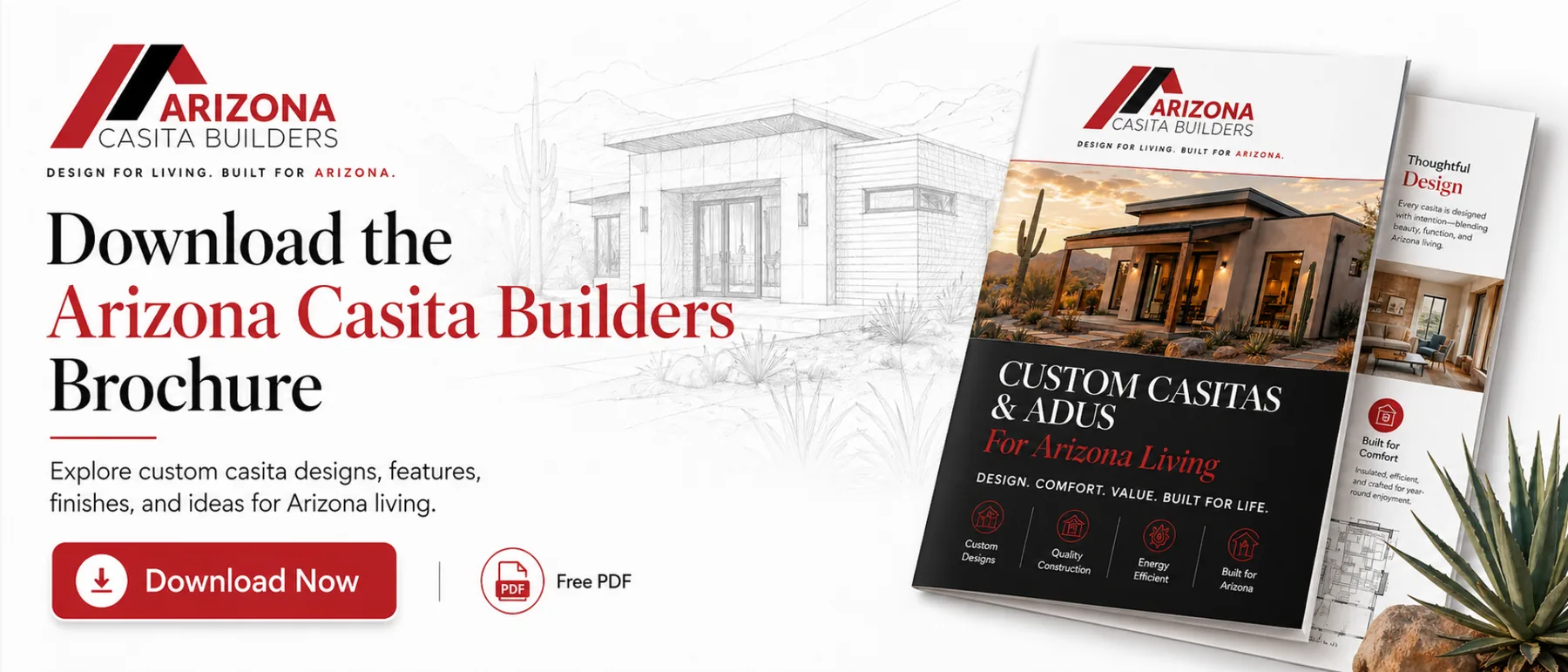 Download the Arizona Casita Builders ADU Design Collection brochure PDF